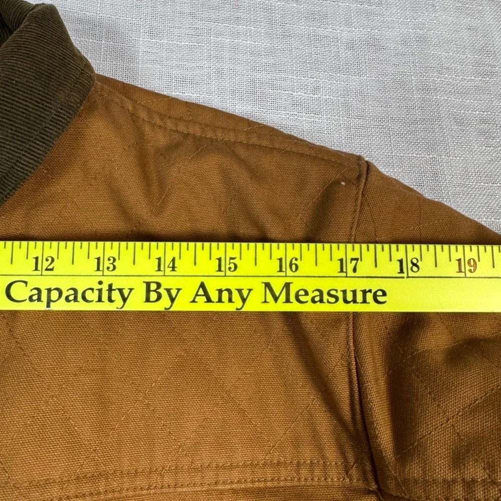 VTG Cabelas Outdoor Gear Hunting Jacket Youth Boys L Brown Canvas Corduroy Chore